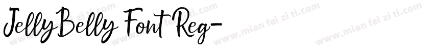 JellyBelly Font Reg字体转换